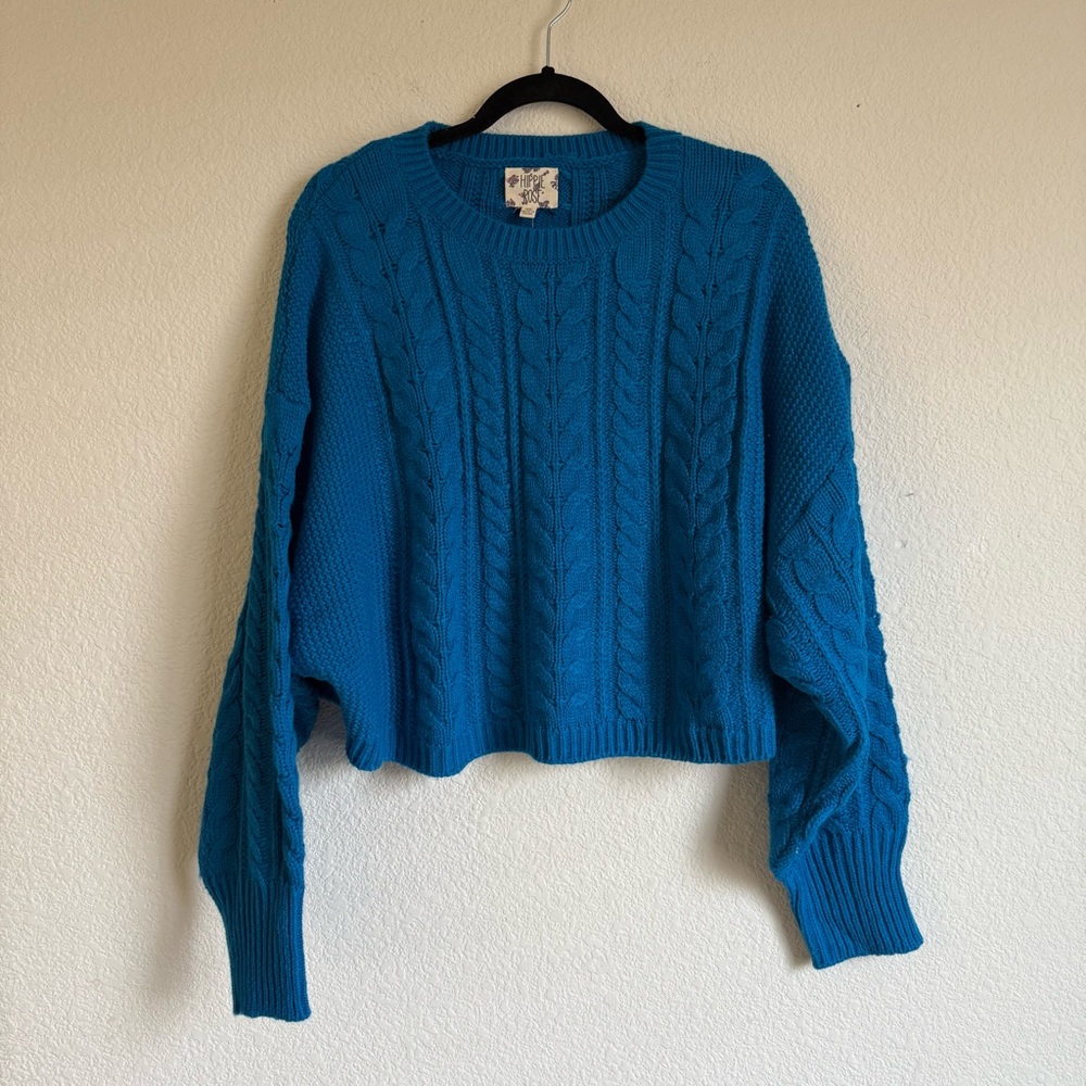Hippie Rose Cable Knit Sweater